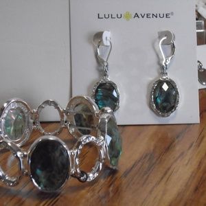 Stretch Bracelet and earrings